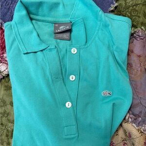 LACOSTE  Classic Short Sleeve Stretch Pique Polo Shirt 42